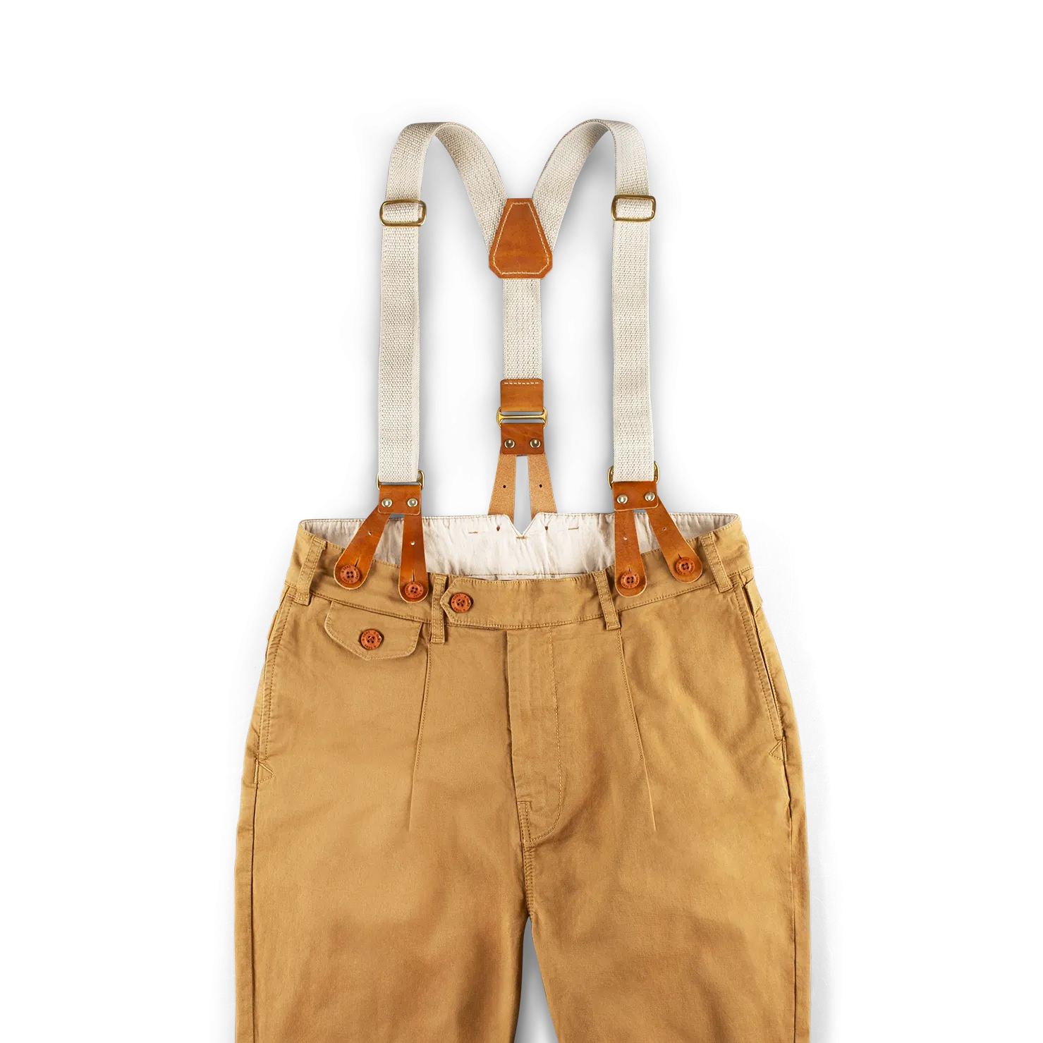 &SONS Beckett Trousers Tan