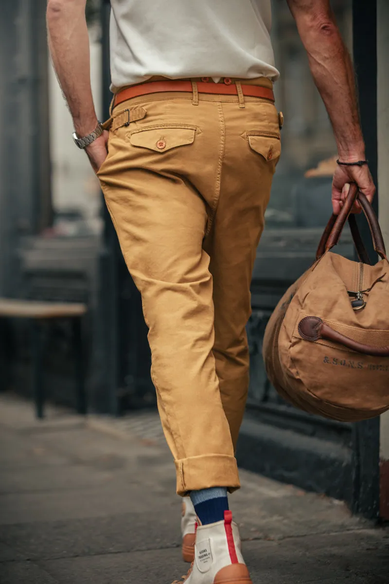 &SONS Beckett Trousers Tan