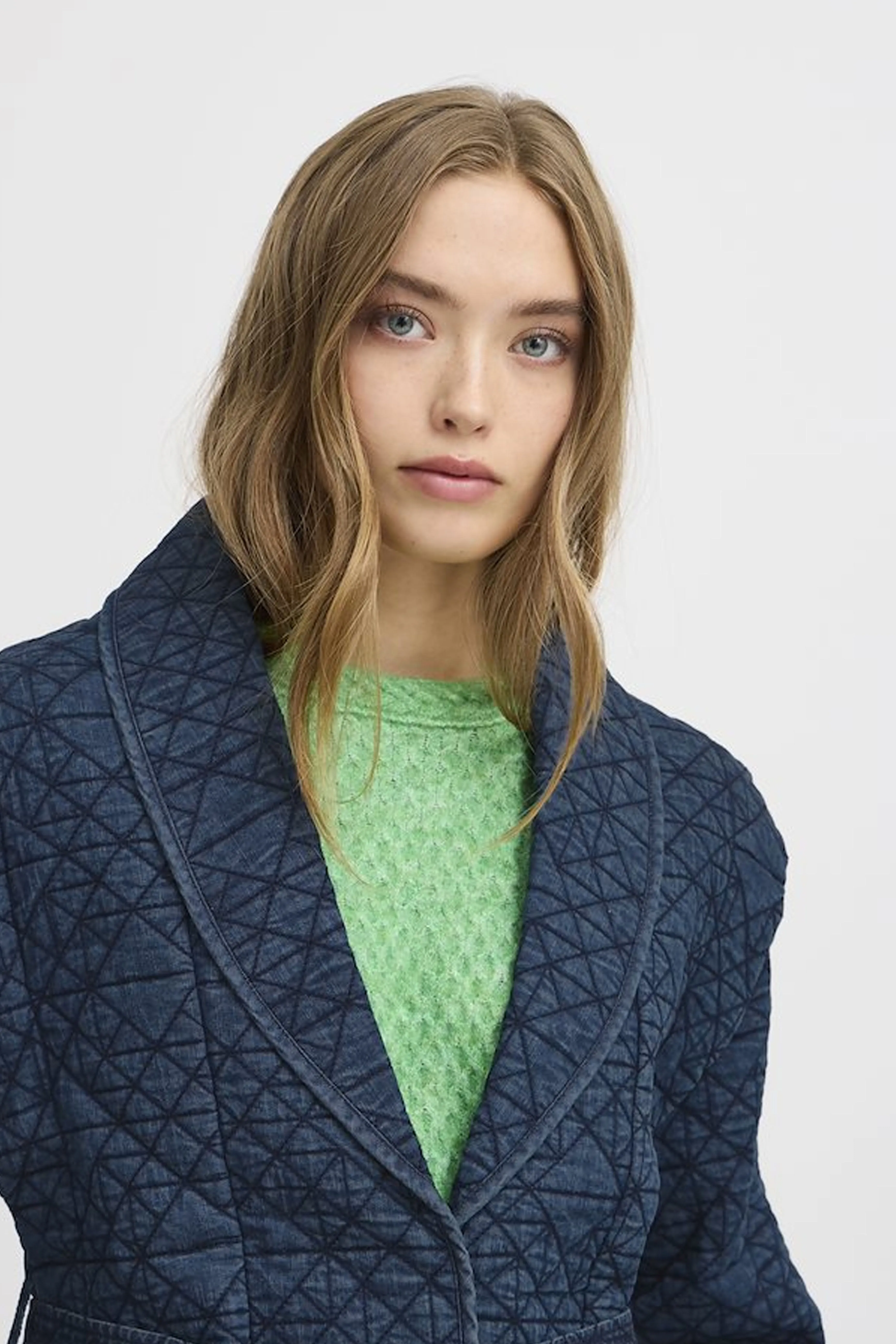 Atelier Rêve Jules Blue Chambrey Jacket