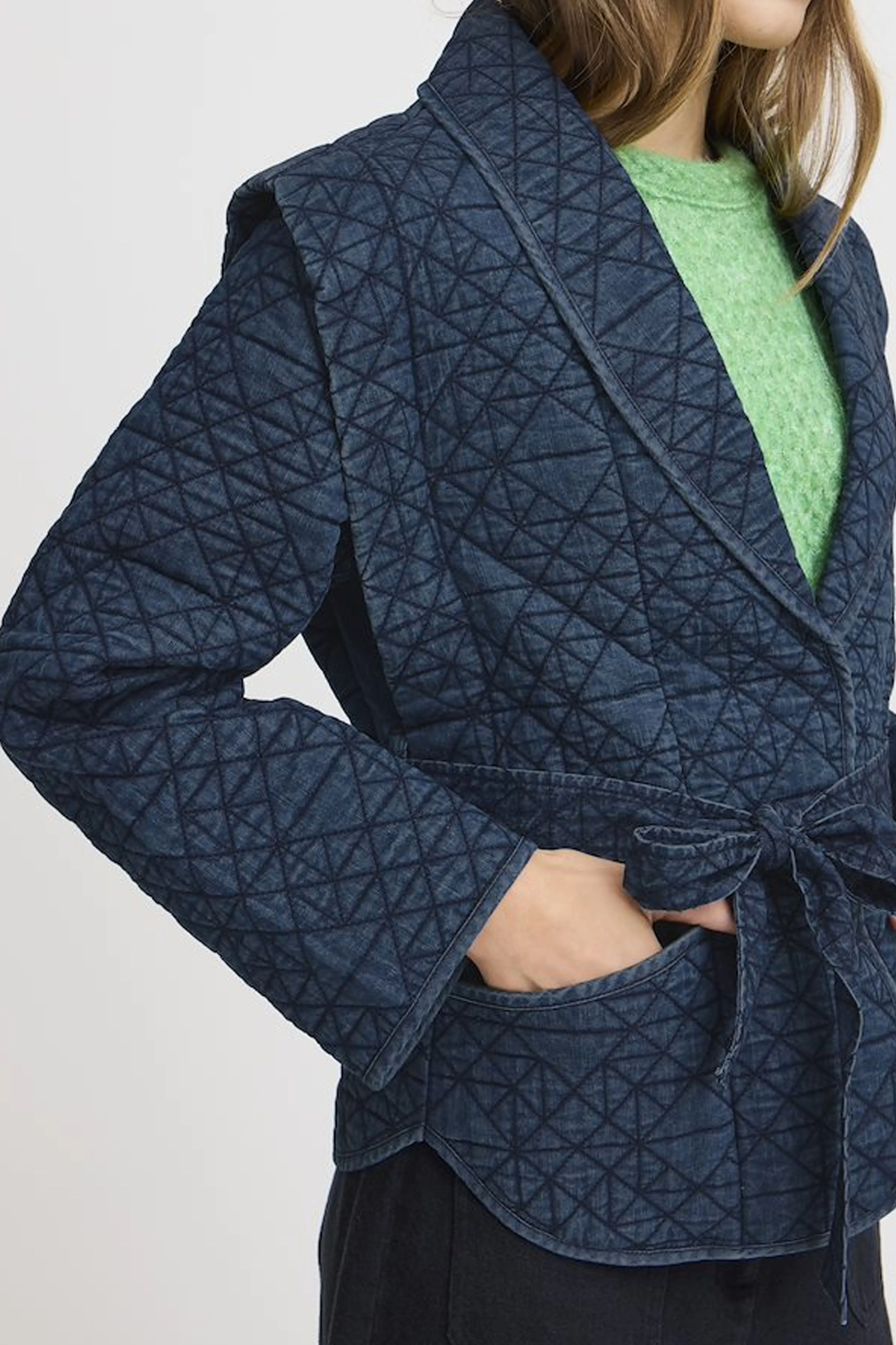 Atelier Rêve Jules Blue Chambrey Jacket