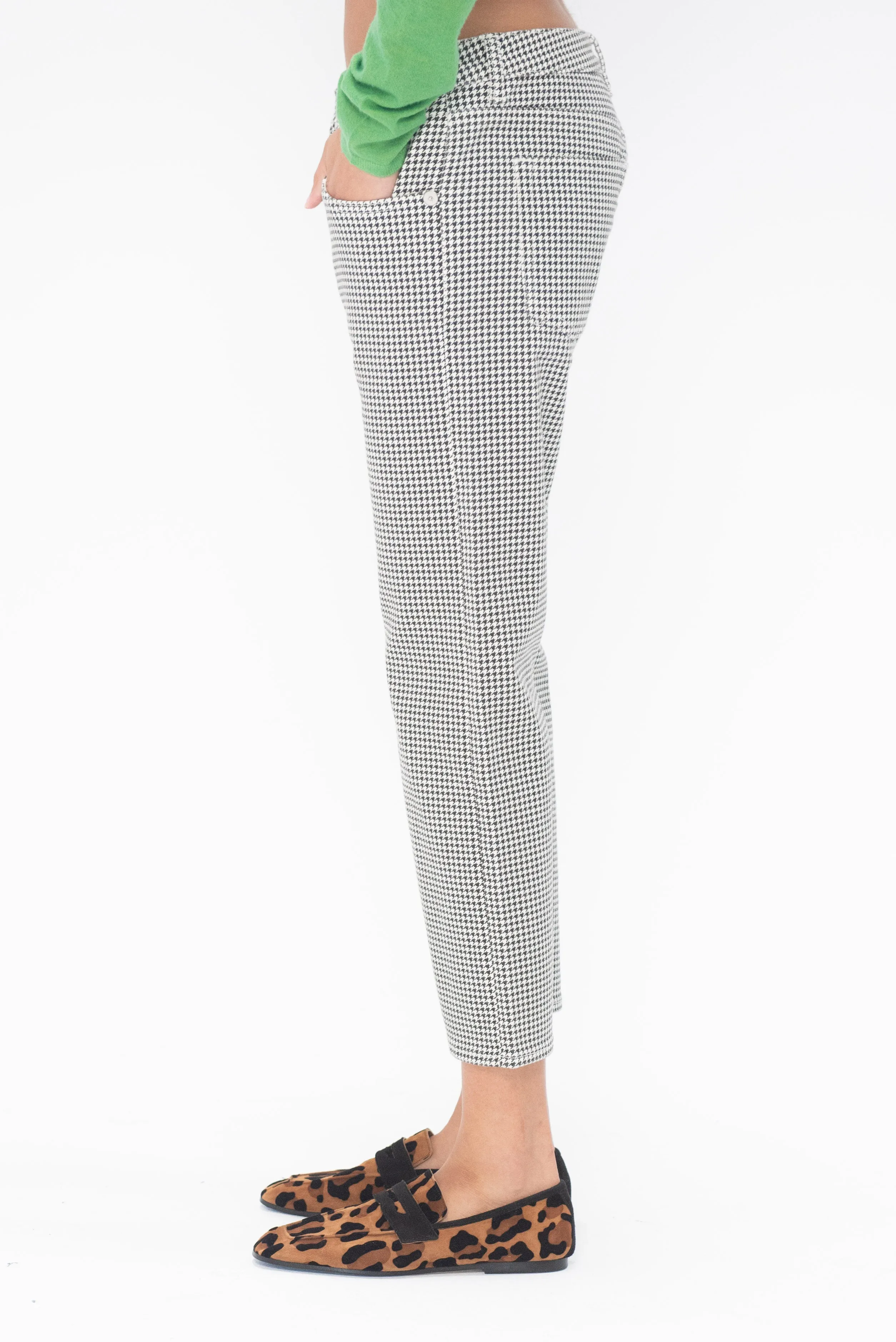 Boy Straight, Printed Houndstooth