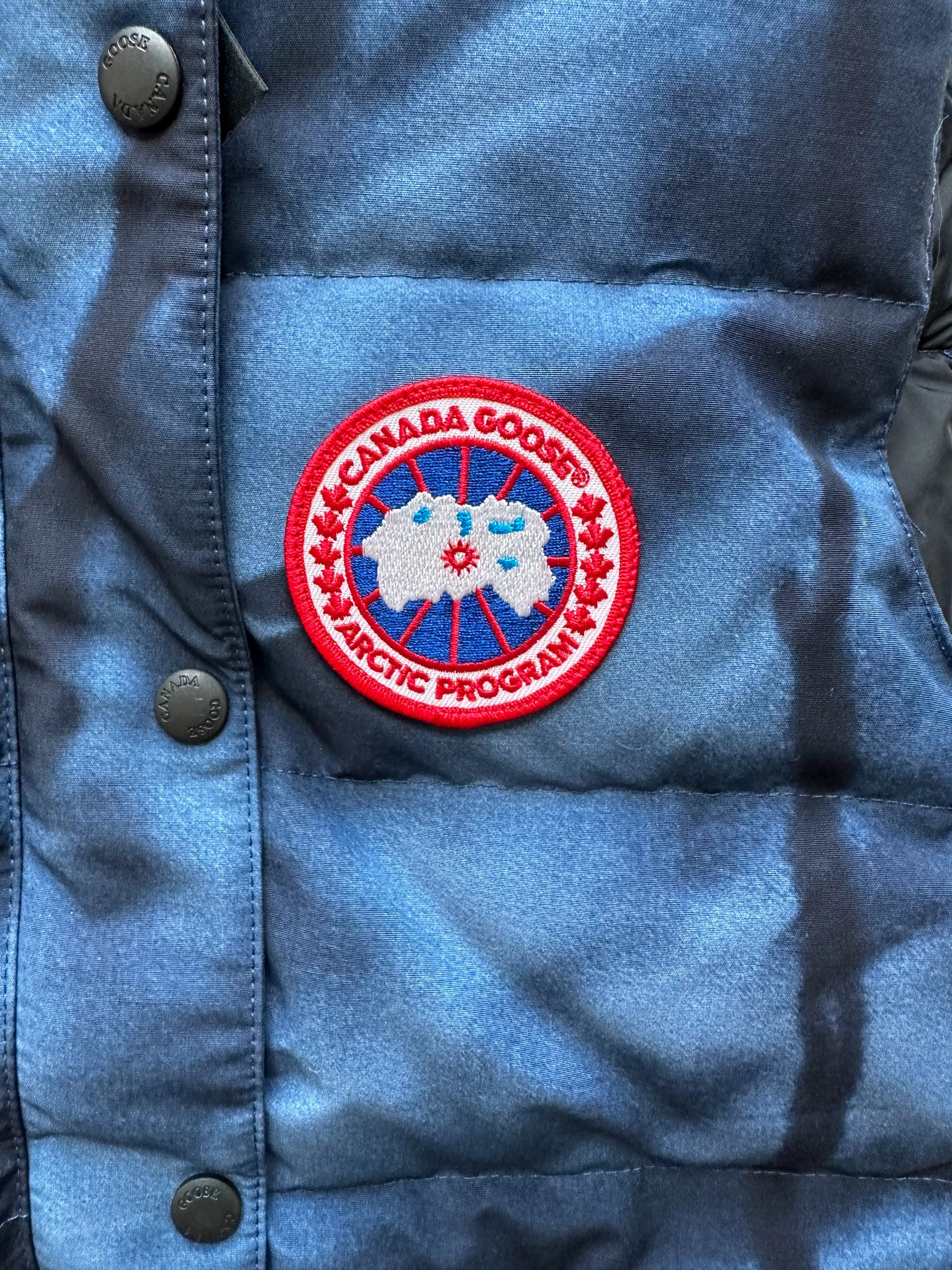 Canada Goose Blue Abstract Camo Freestyle Women's Vest