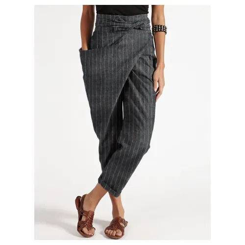 Casual Wrap Harem Pants