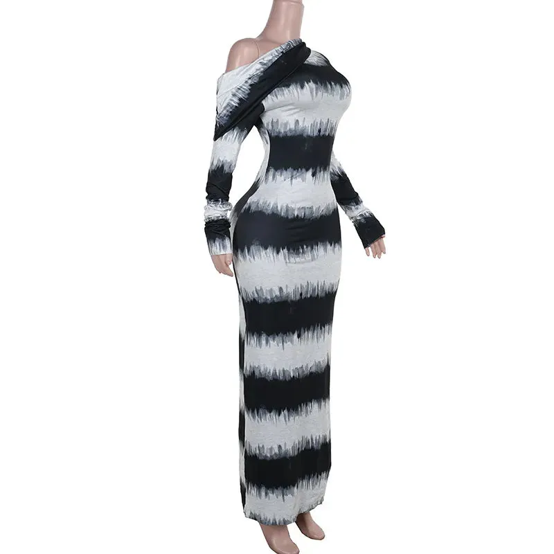 Eclipse Stripe Gala Maxi