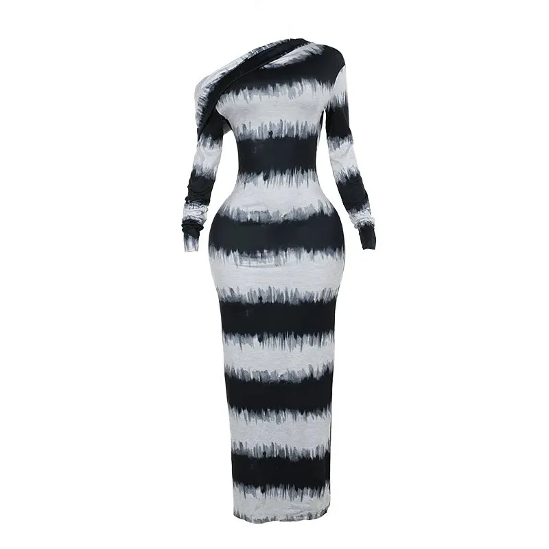 Eclipse Stripe Gala Maxi