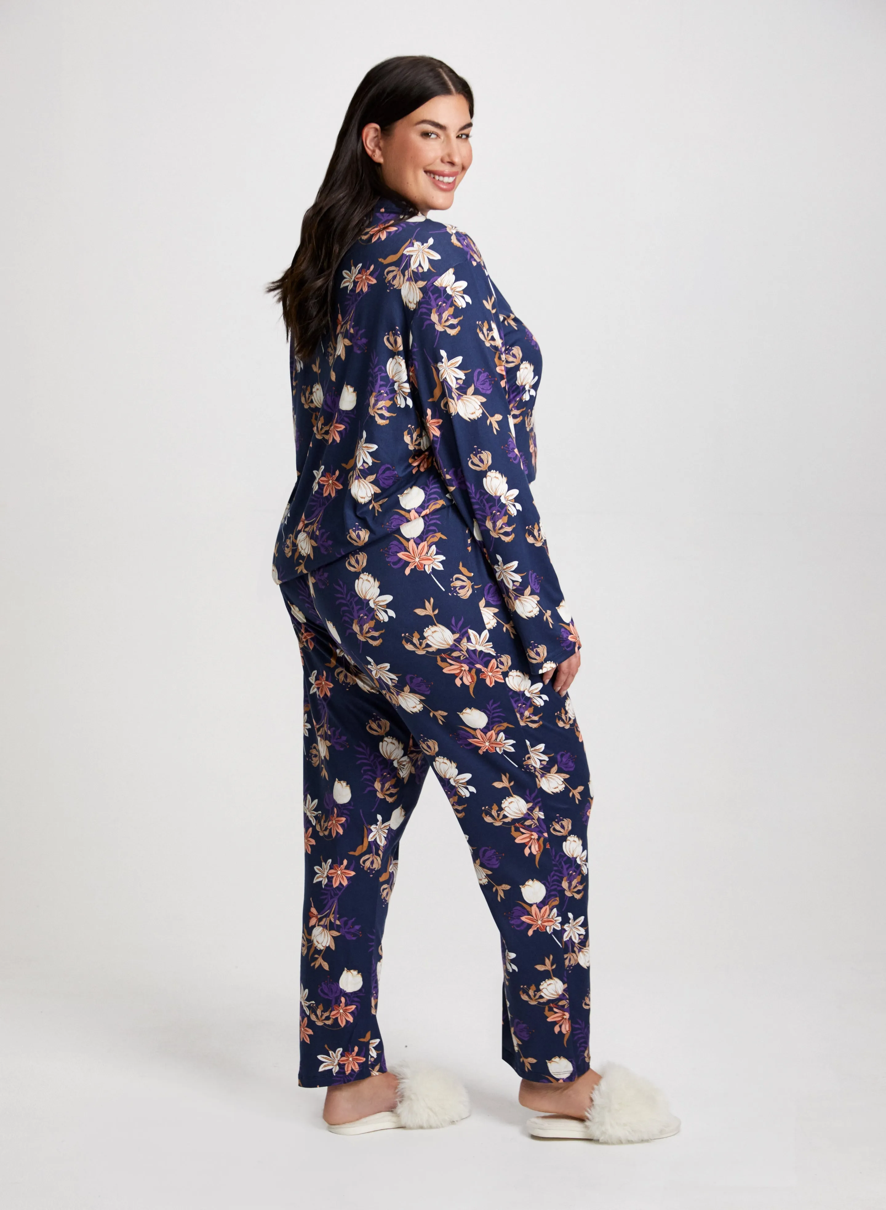 Floral Print PJ Set