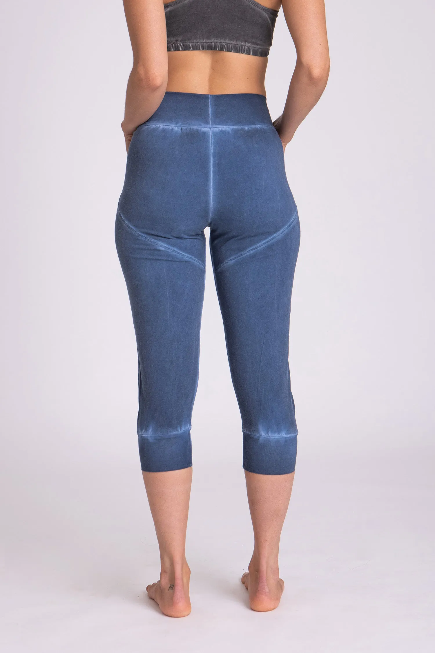 I'mPerfect Stonewash Slouchy Capri Pants 50%off