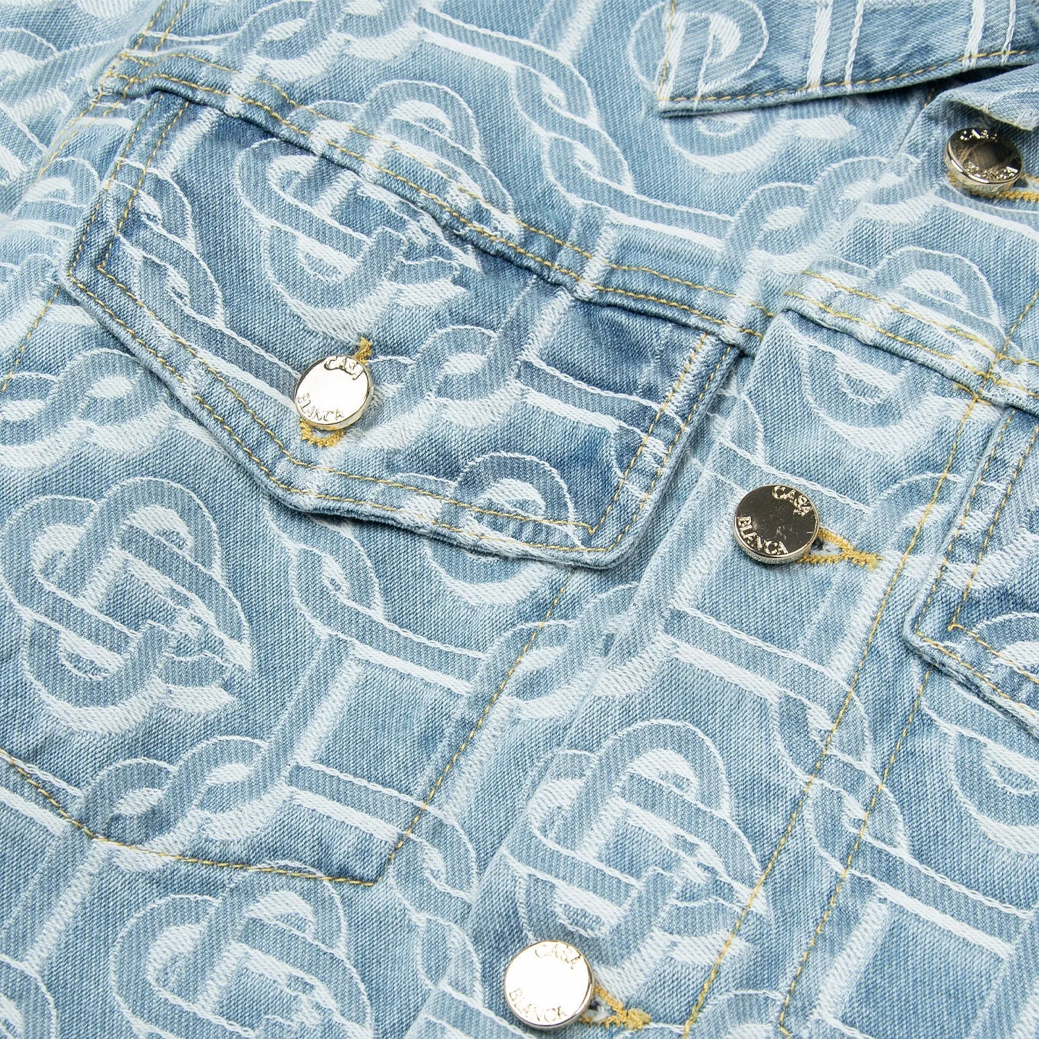 Jacquard Denim Jacket