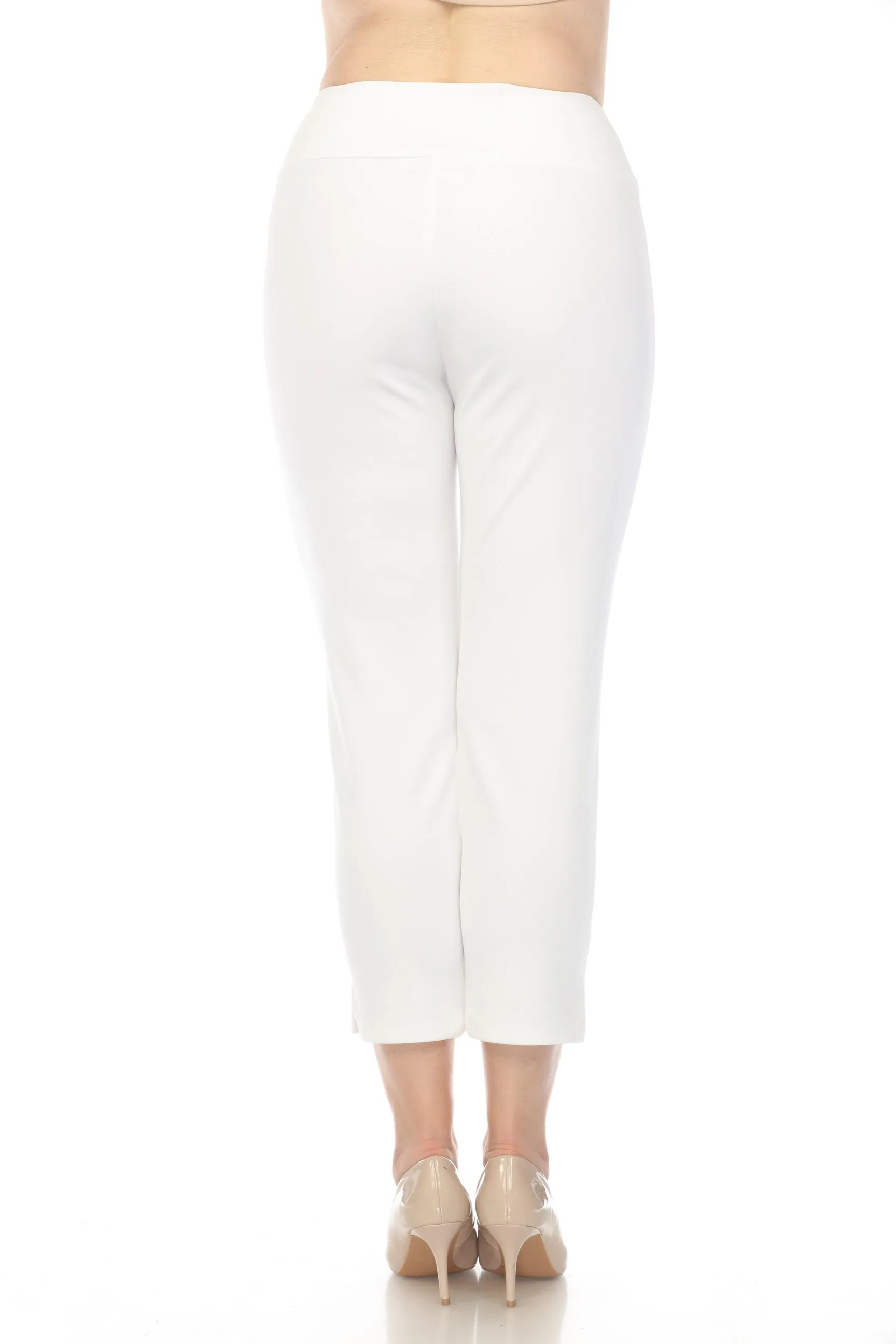 Joseph Ribkoff Side Slit Pull On Slim Capri Pants 241105