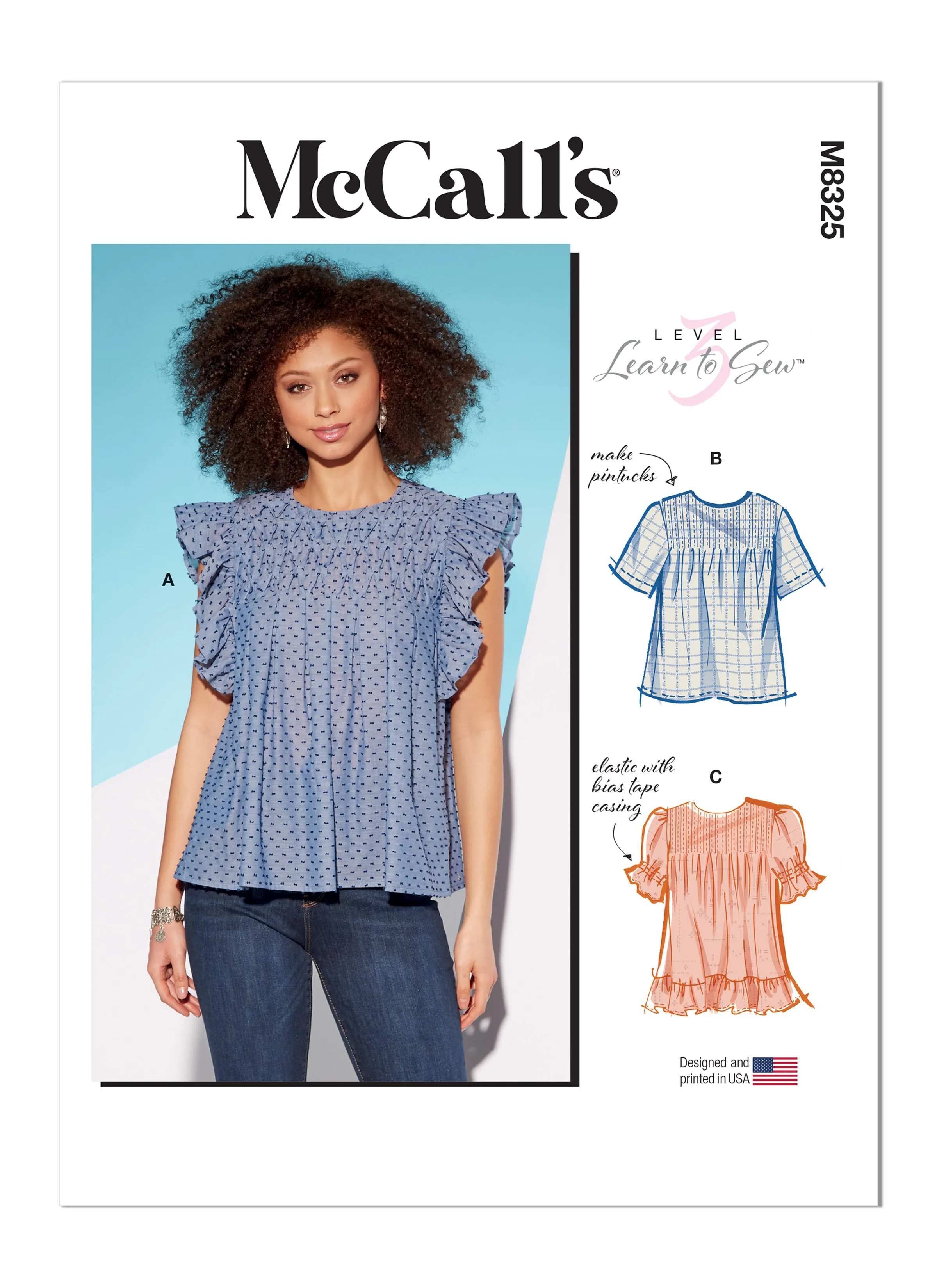 McCall's Pattern 8325 Misses' Tops