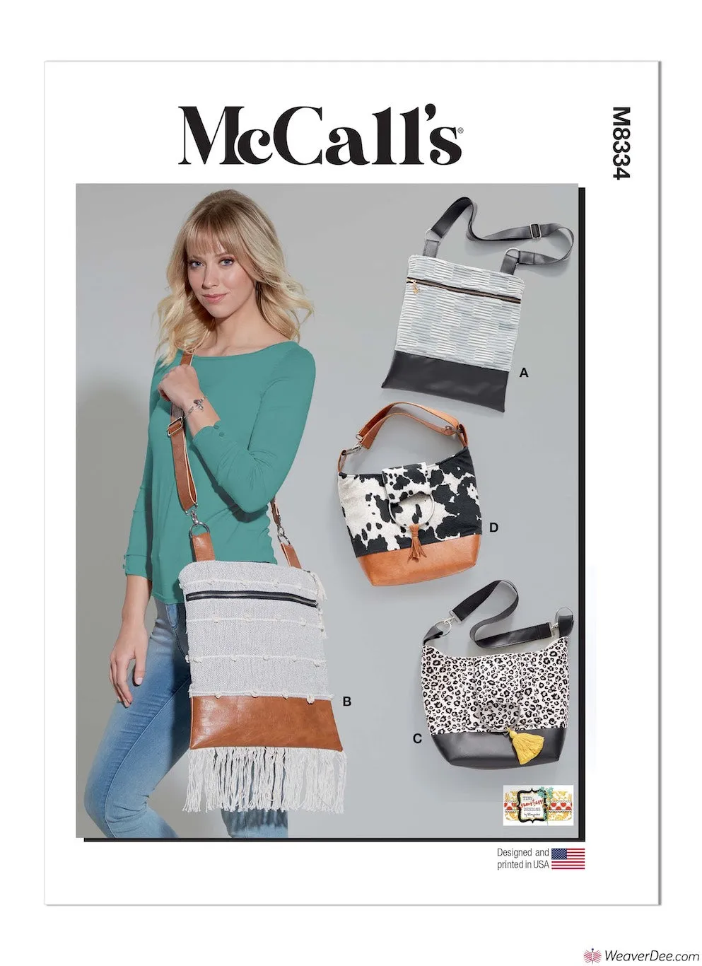 McCall's Pattern M8334 Bags by Tiny Seamstress Designs