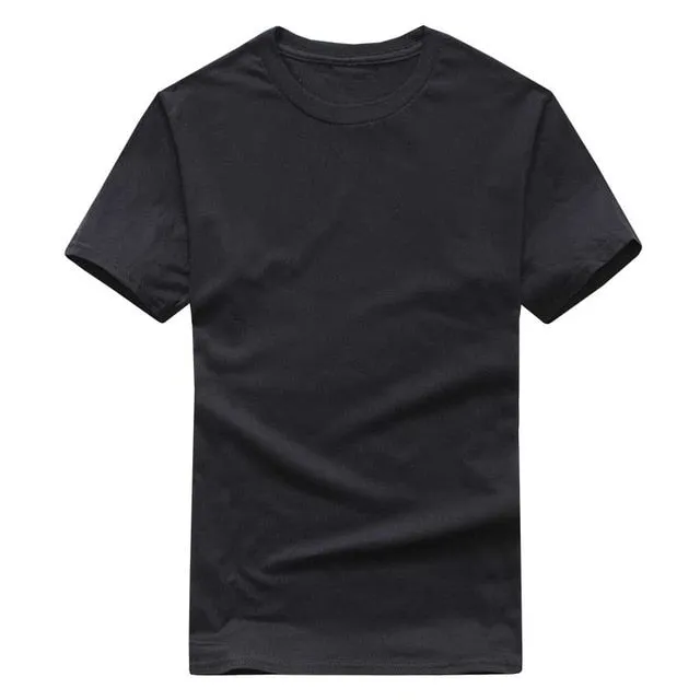 Men'S Black And White 100% Cotton T-Shirts