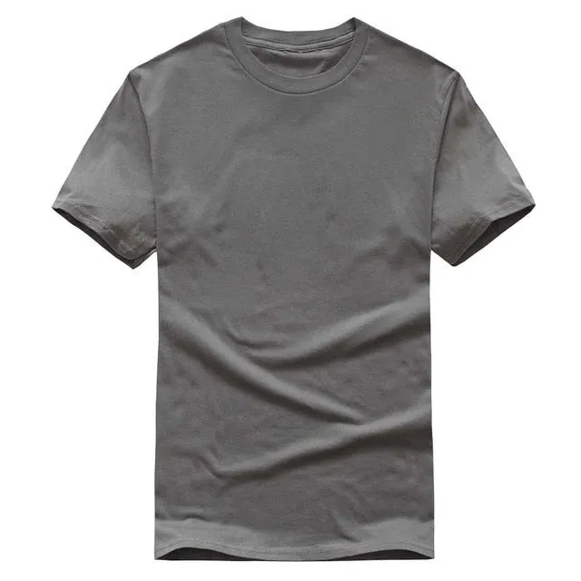 Men'S Black And White 100% Cotton T-Shirts