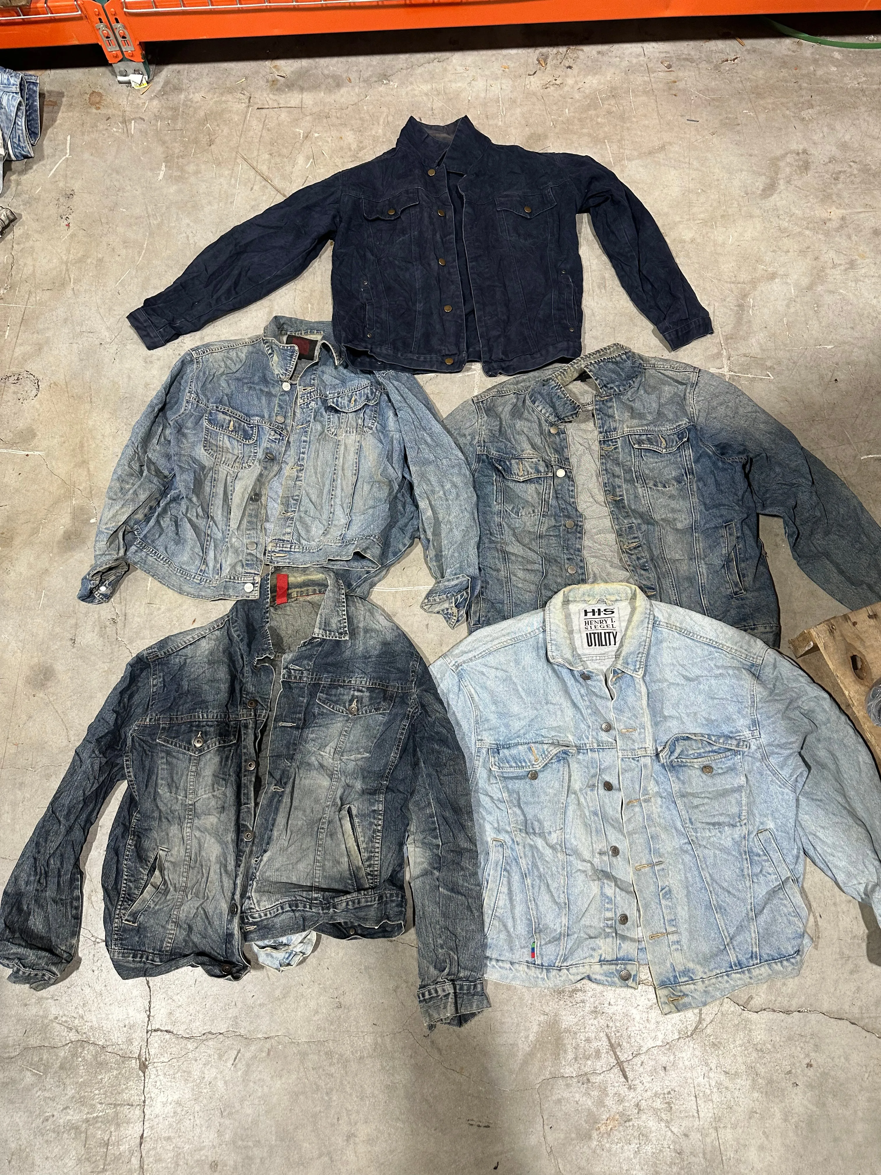 Mens Denim Jackets Bale