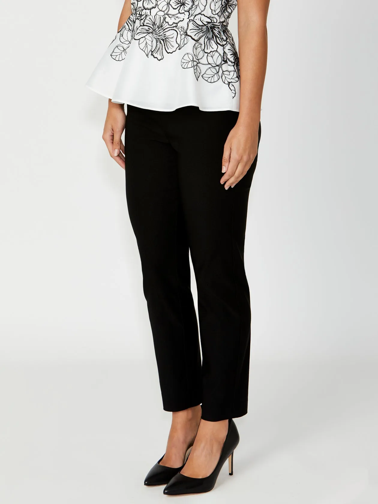 Nancy Black Bengaline Pant