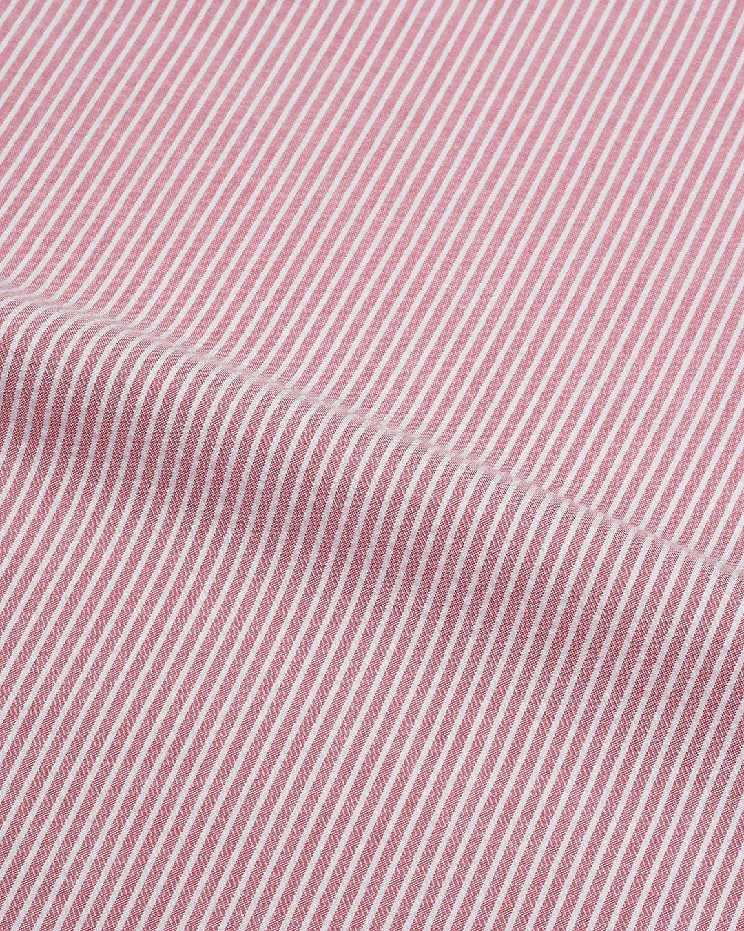 Pale Red White Pin Stripes Seersucker