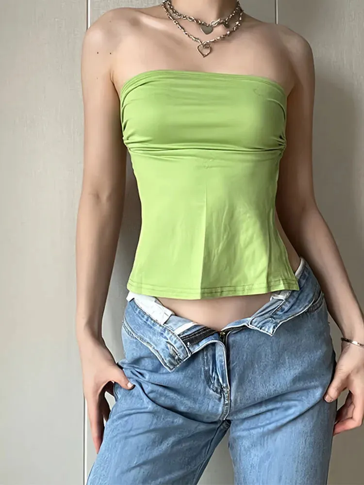 Sexy Off Shoulder Halter Tank Top - Women's Short Sleeve Tee