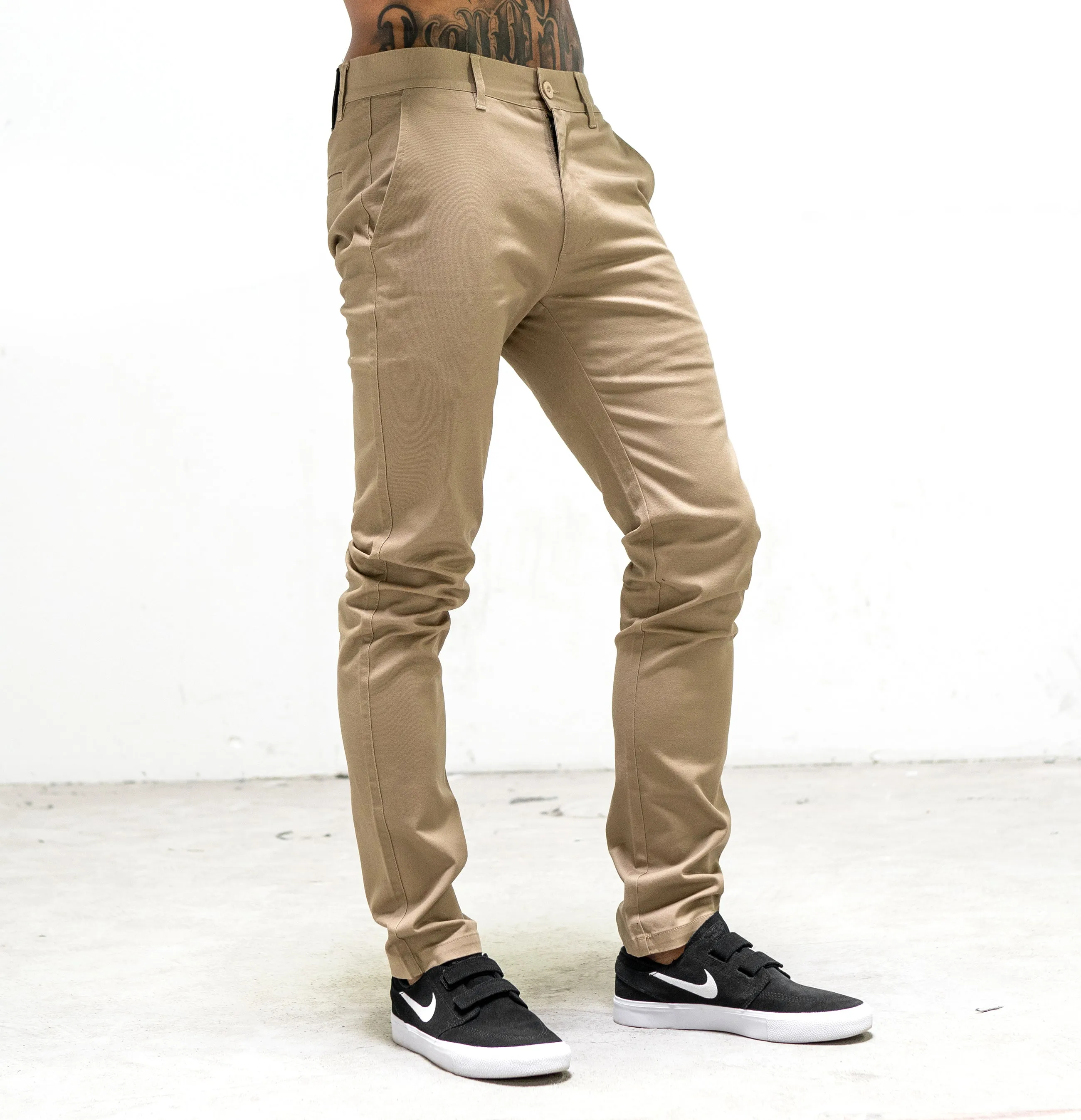 Slim Chinos - Khaki