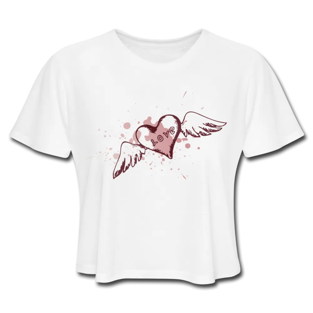 Wings Of Love Cropped Tee