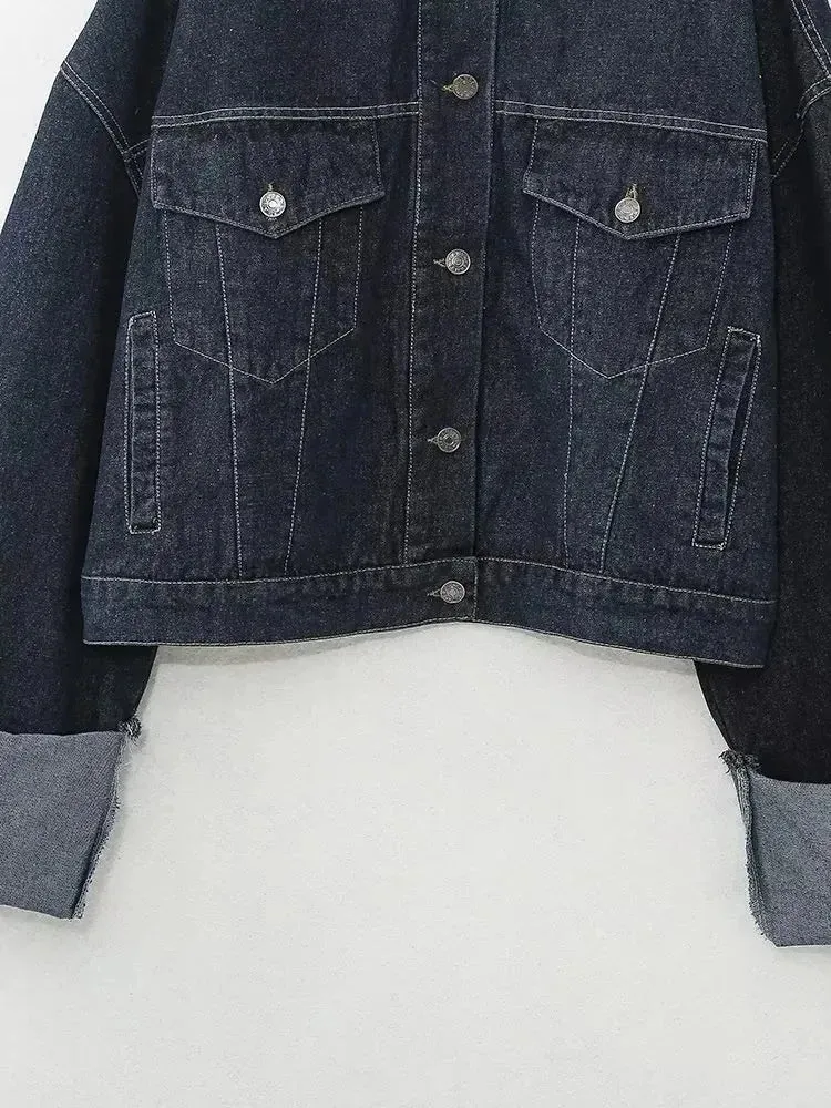 Women Urban Contemporary Denim Jacket